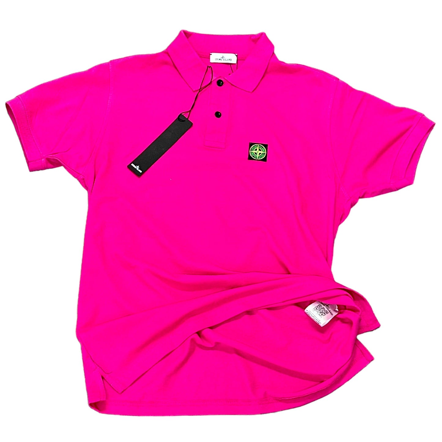 POLO STONE ISLAND COTONE 100% COLORE FUXIA