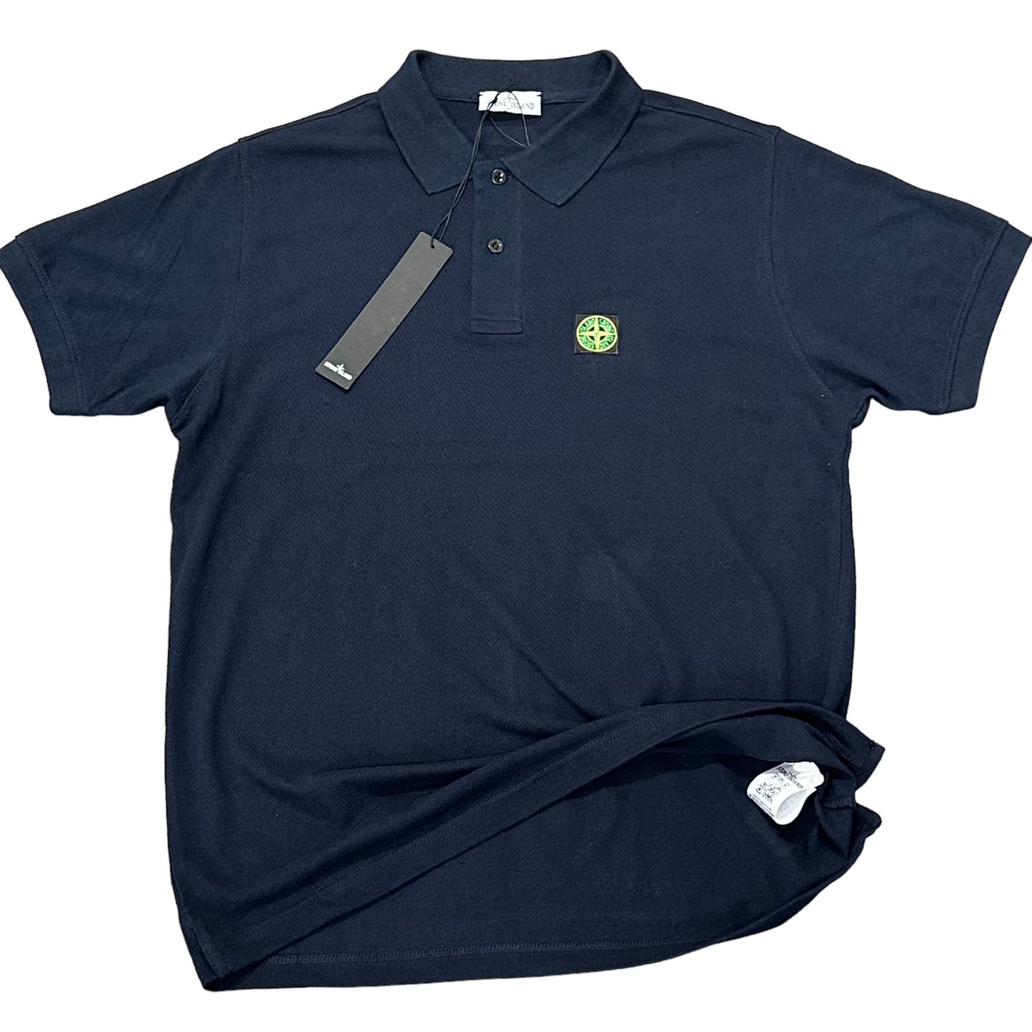 POLO STONE ISLAND COTONE 100% COLORE BLU