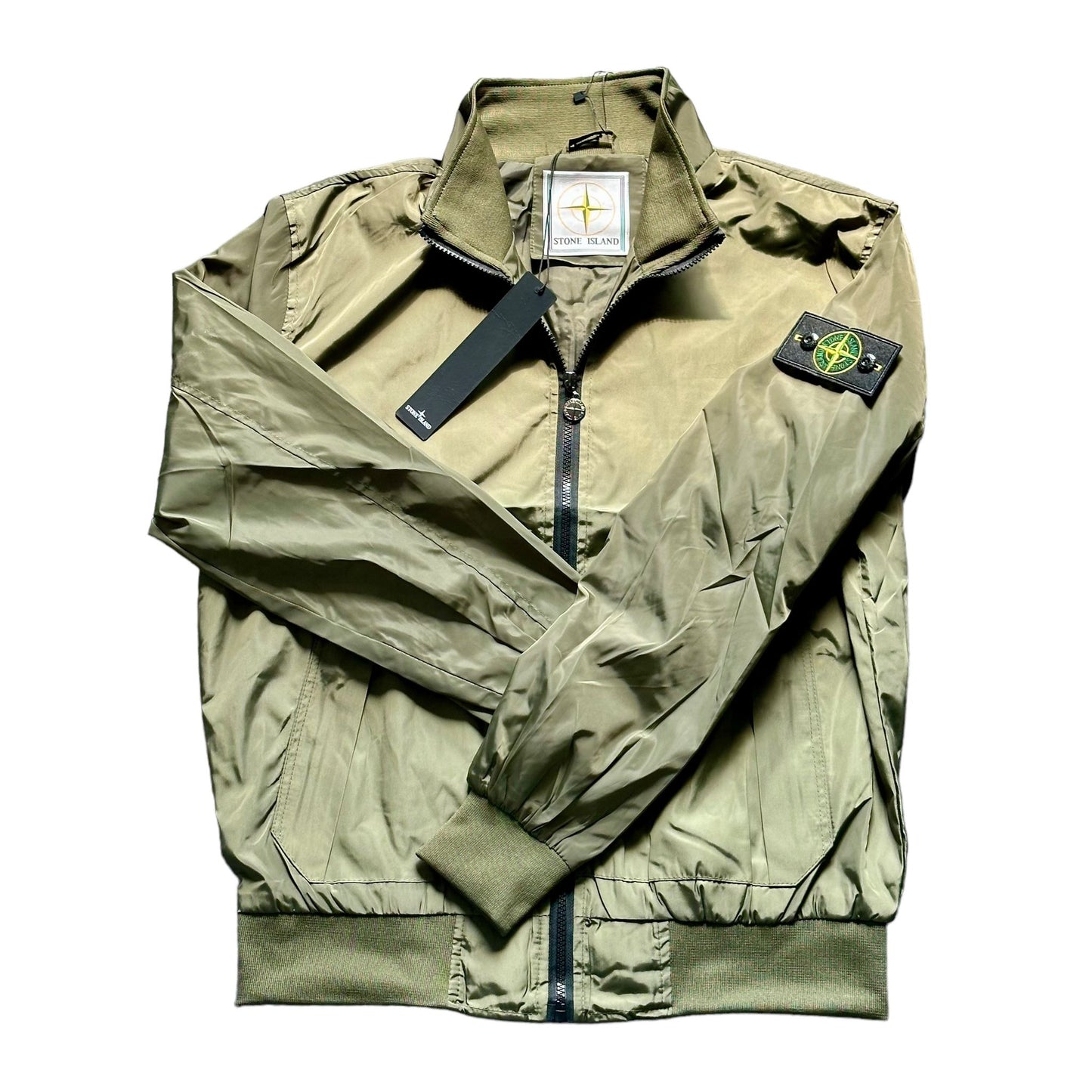 ART 3453 GIUBBINO PRIMAVERILE STONE ISLAND VERDE