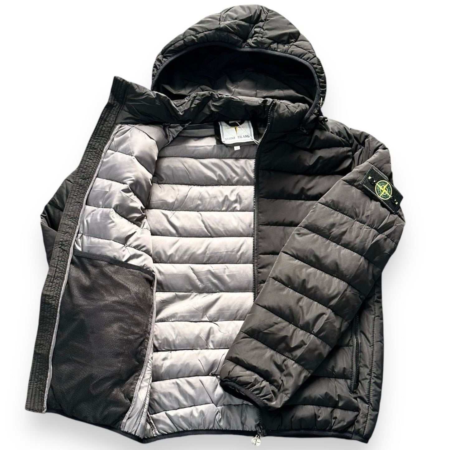 PIUMINO INVERNALE STONE ISLAND COLORE NERO