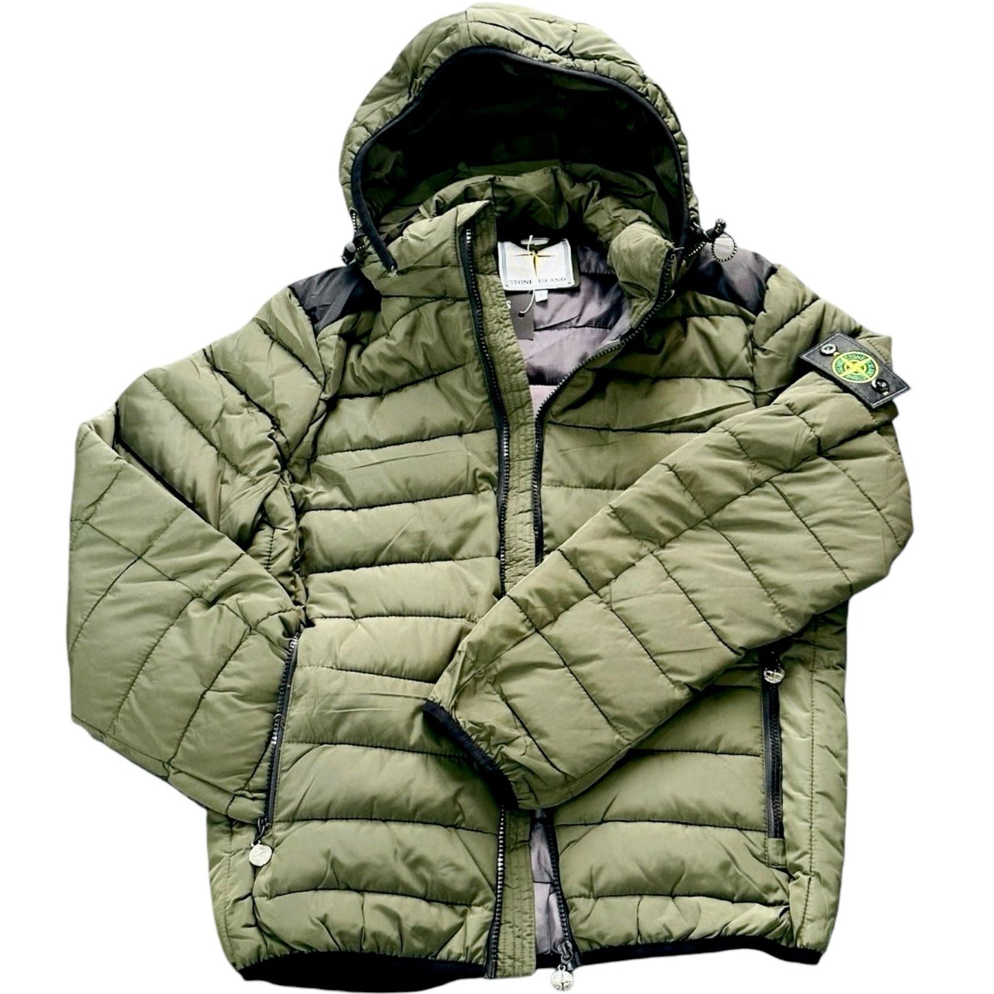 PIUMINO INVERNALE STONE ISLAND COLORE VERDE