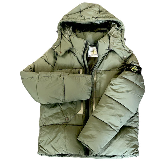 GIUBBINO INVERNALE STONE ISLAND COLORE VERDE