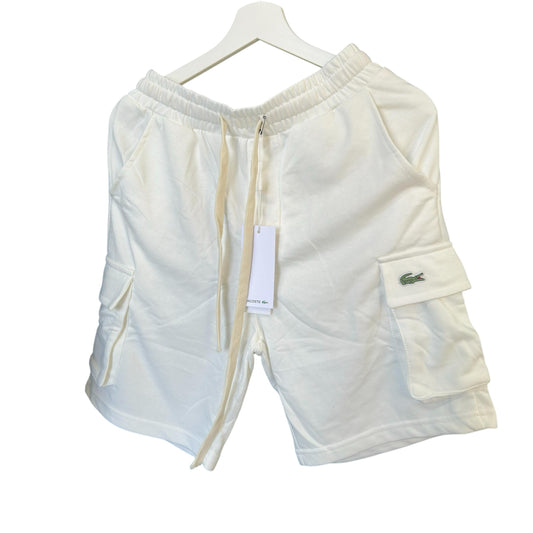BERMUDA LACOSTE CON TASCHE LATERALI COLORE BIANCO