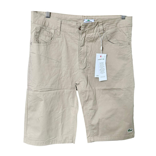 PANTALONCINO LACOSTE COLORE SABBIA