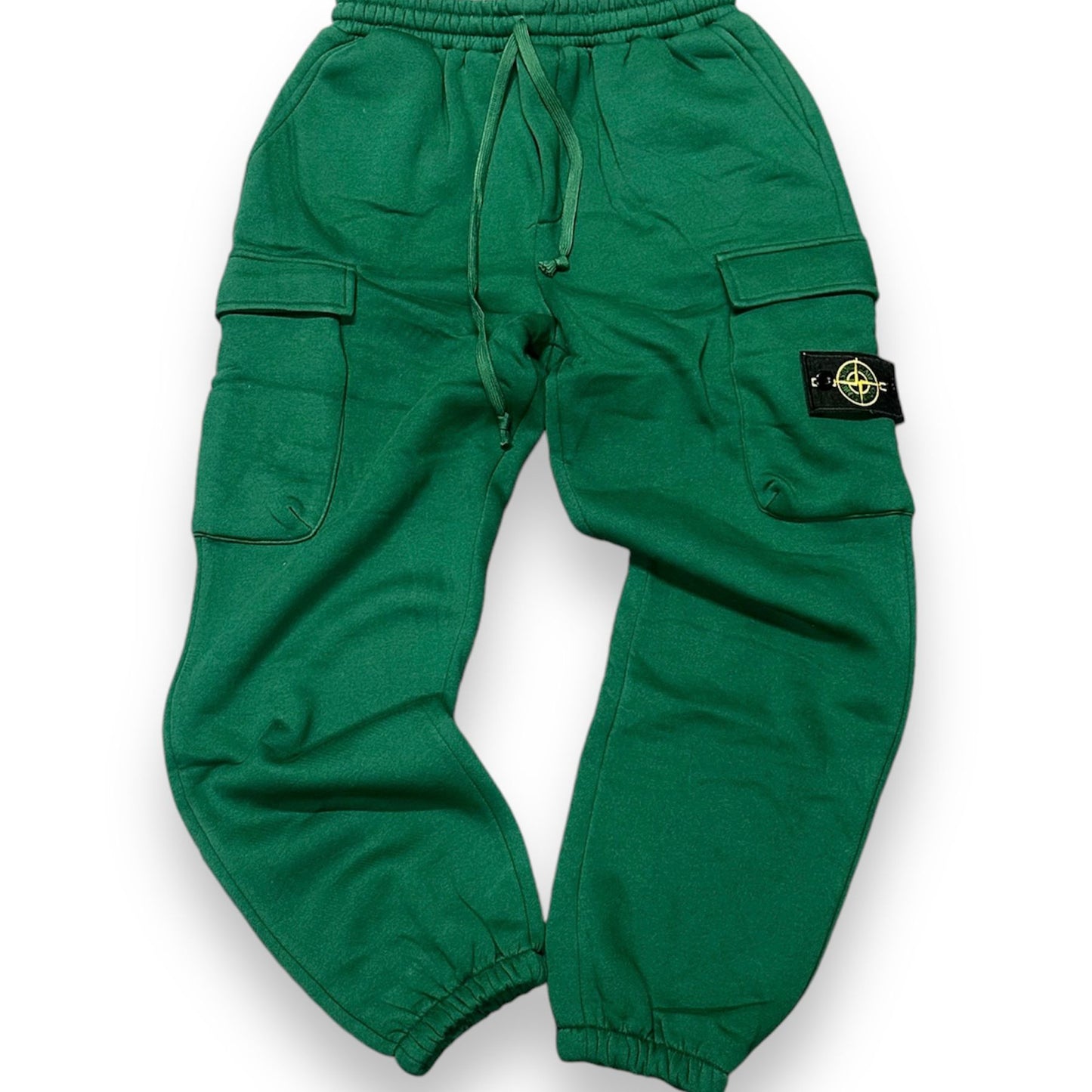 TUTA COMPLETA PANTALONE + FELPA STONE ISLAND COLORE VERDE