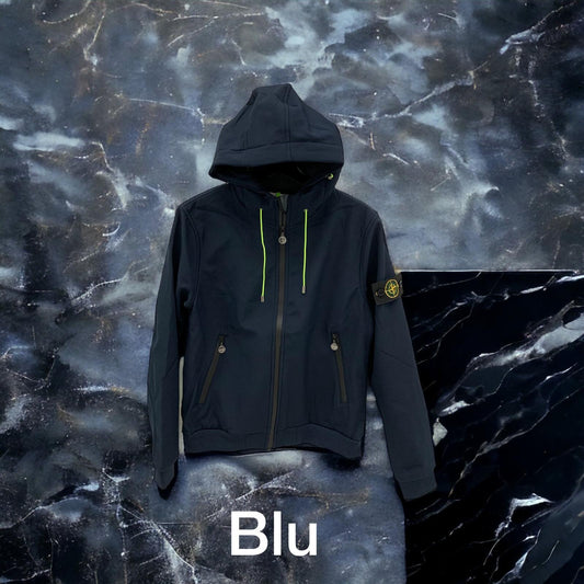 GIACCA PRIMAVERILE STONE ISLAND COLORE BLU